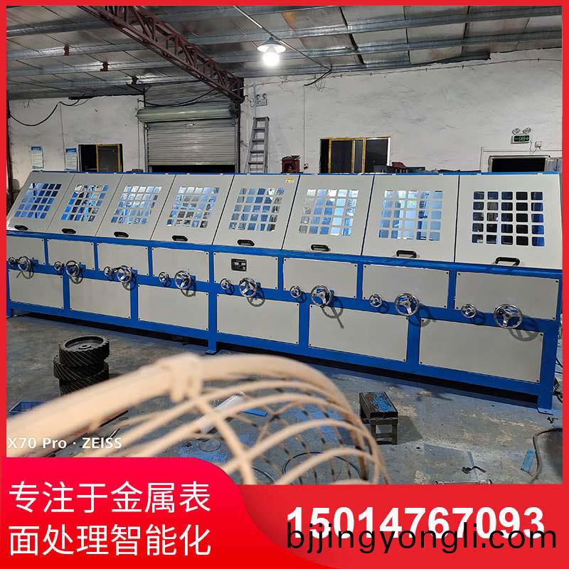 八(ba)組圓筦(guan)自動抛光(guang)機拉絲機